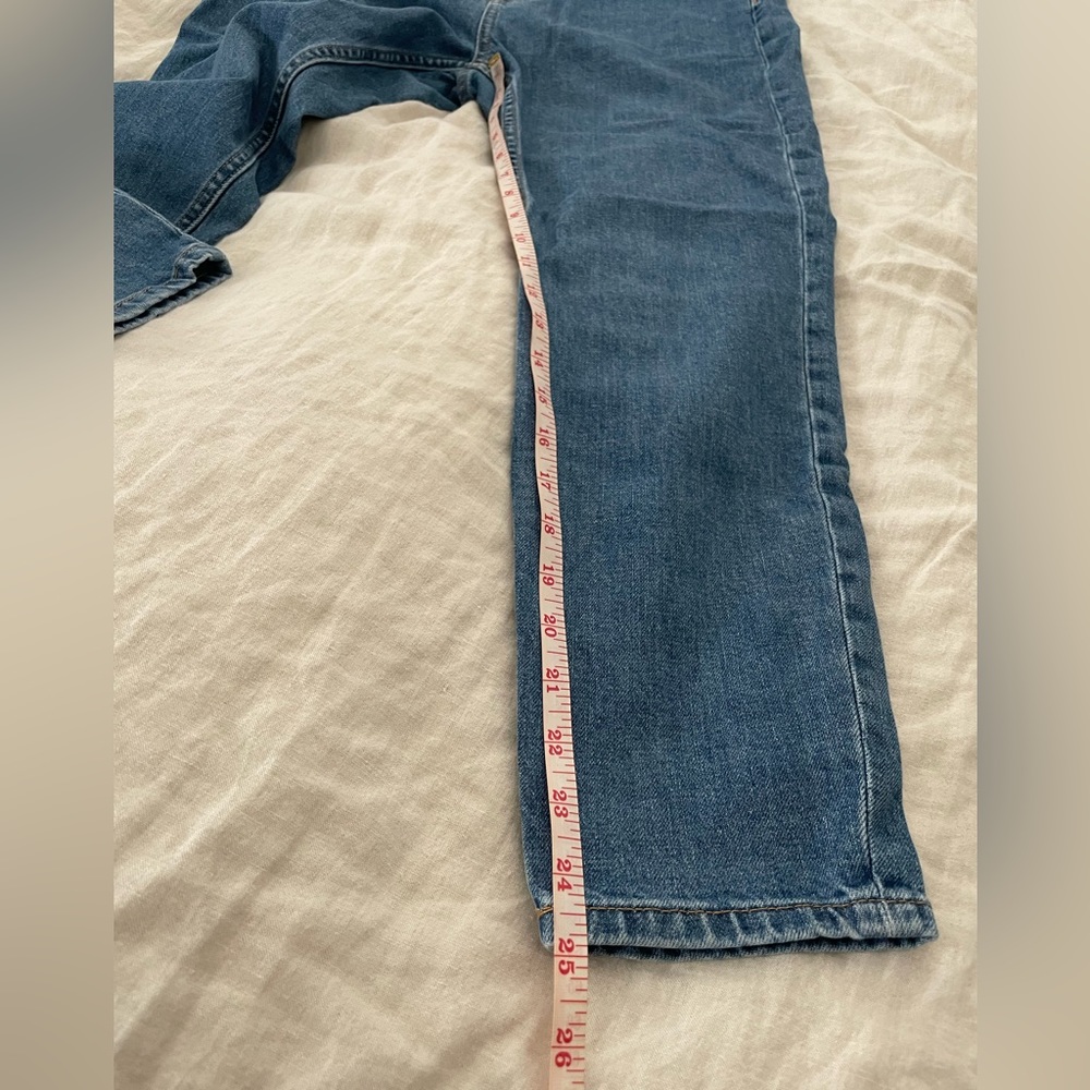 Everlane High Rise Skinny Blue Ankle Jean - Picture 6 of 7
